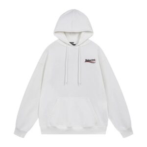 balenciaga wave embroidery hoodie multi color