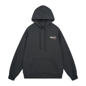 balenciaga wave embroidery hoodie multi color