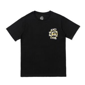 assc lightning print t shirt black
