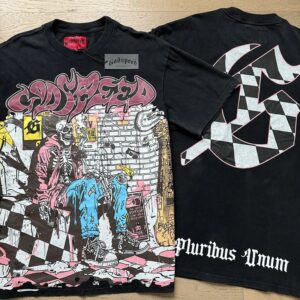 godspeed skull print tee black