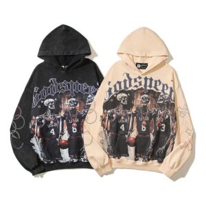 godspeed graphic hoodie multicolor