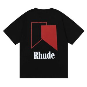 rhude colorblock graphic tee multicolor