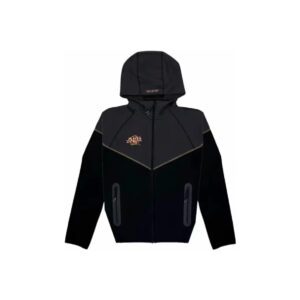 nike windrunner set black