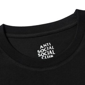 assc lightning print t shirt black