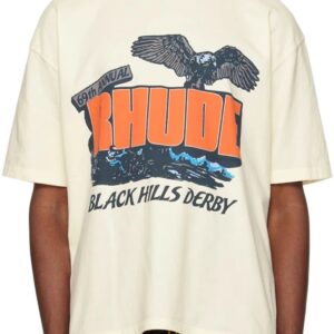 rhude sunset graphic tee multicolor