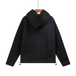 essentials fleece hoodie black/grey