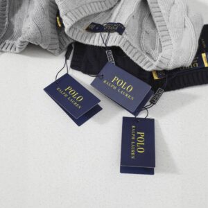 ralph lauren v neck knit vest multicolor