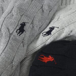 ralph lauren v neck knit vest multicolor