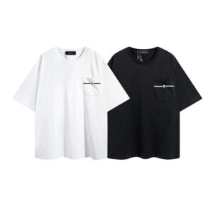 amiri logo print tee white black