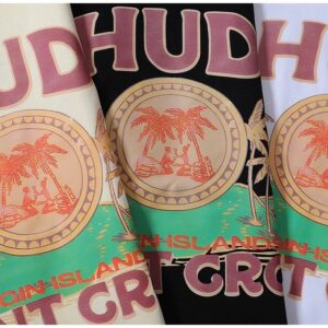 rhude sunset graphic tee multicolor