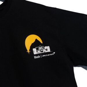 rhude mclaren sunset print tee multicolor