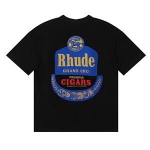 rhude sunset graphic tee multicolor