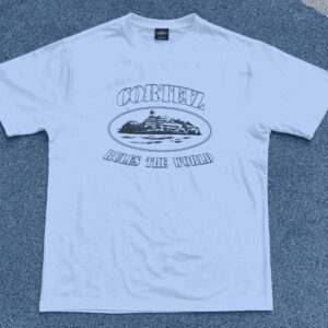 celine logo t shirt black