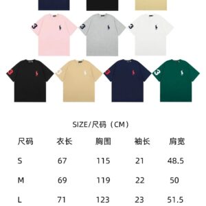 ralph lauren polo tees multicolor