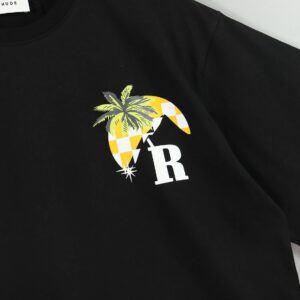 rhude sunset palm racing tee multicolor