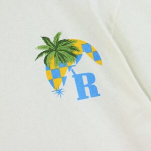 rhude sunset palm racing tee multicolor