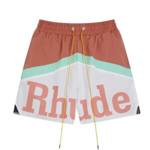 rhude colorful mesh shorts multicolor