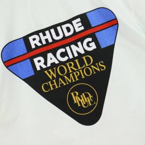 rhude logo tee multicolor