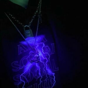 assc lightning print tee black