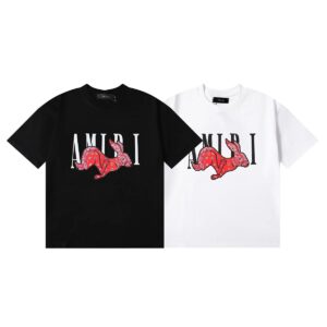 amiri logo tee multicolor