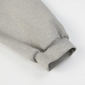 essentials patchwork letter hoodie black/grey