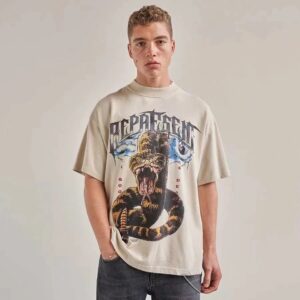 represent snake tee washed casual black