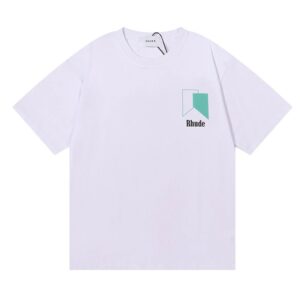 rhude colorblock graphic tee multicolor