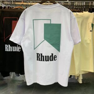 rhude colorblock graphic tee multicolor
