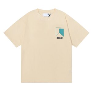 rhude colorblock graphic tee multicolor