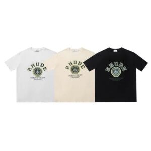 rhude logo t shirt multicolor