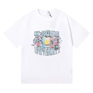 rhode floral slogan tee multicolor
