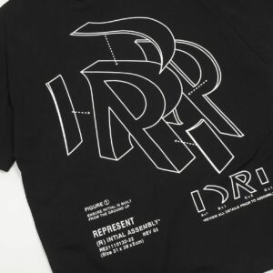 represent graphic t shirt black/white