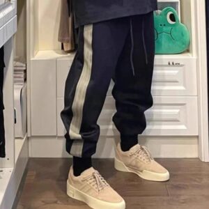 fog suede joggers multicolor