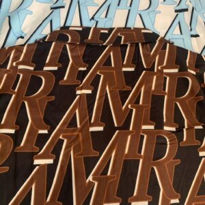 amiri short sleeve set multicolor