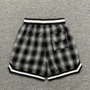 rhude plaid mesh shorts multicolor
