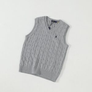 ralph lauren v neck knit vest multicolor