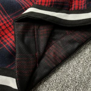 rhude plaid mesh shorts multicolor