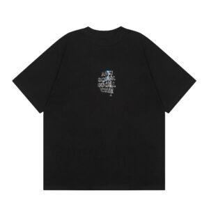 assc lightning print tee black