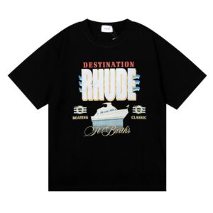 rhude yacht print tee multicolor