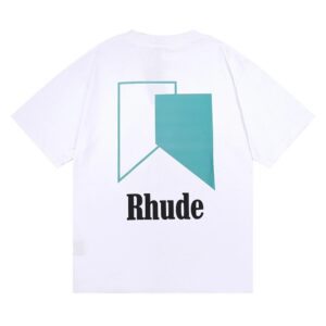 rhude colorblock graphic tee multicolor