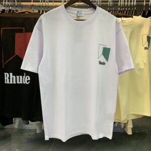 rhude colorblock graphic tee multicolor