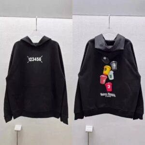 maison margiela hoodie white