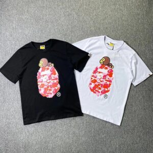 bape camo ape tee multicolor