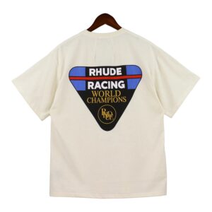 rhude logo tee multicolor