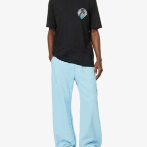 amiri black leopard t shirt multi