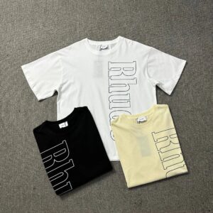 rhude t shirt artistic black