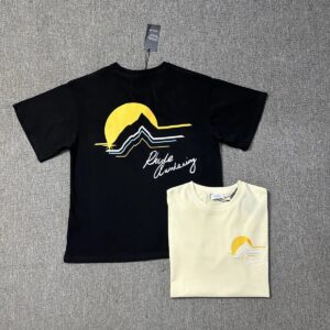 rhude t shirt artistic black