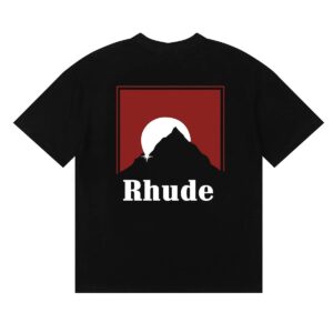 rhude sunset graphic tee multicolor