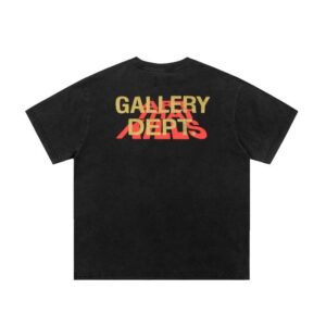 gallery dept black washed tee multicolor