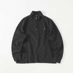 ralph lauren wool half zip sweater multicolor